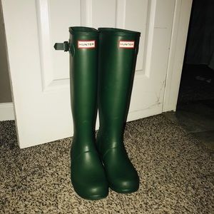 Tall Green Hunter Rainboots